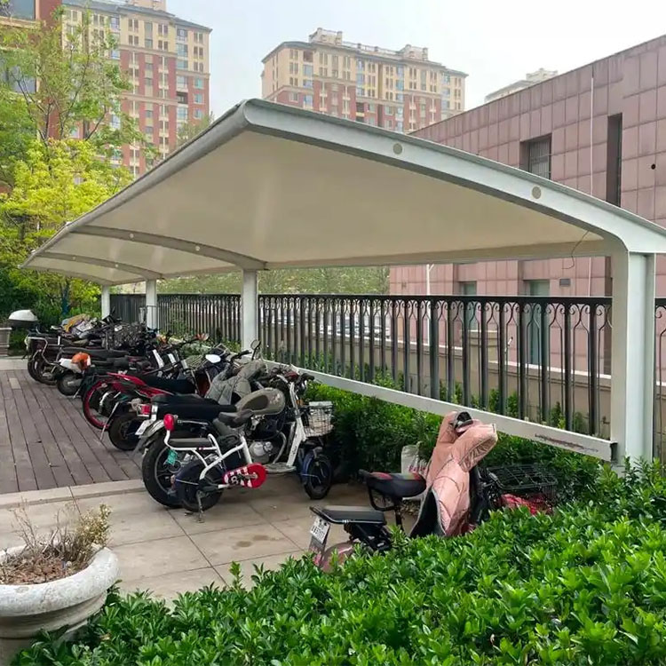 获嘉县膜结构电动车棚